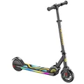FanttikRide C9 Pro Elektroroller für Kinder 8-12 Jahren, Bunte Regenbogenlichter, 8/12/16 km/h, 8KM Reichweite, LED-Anzeige, Höhenverstellbar, Faltbar, für Jungen und Mädchen Schwarz