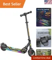 C9 Pro Elektroroller für Kinder 8-12 Jahren, Bunte Regenbogenlichter, 8/12/16...