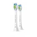 Philips HX6062 Paket Köpfe Weiß für Zahnbürste Sonic 2 Stücke
