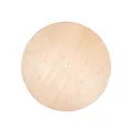 Rayher Uhrenplatte Holz, rund, 30 cm ø, Plattenstärke 6 mm, Loch ø 7,6 mm, FSC zertifiziert, Holzscheibe, Holzplatte, Uhrscheibe, Uhr basteln Holz, 69240505, Natur