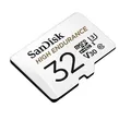 SanDisk High Endurance microSDHC Memory Card + SD Adaptor, SDSQQNR-032G-GN6IA