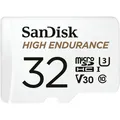 SanDisk High Endurance 32 GB microSDHC, Speicherkarte, weiß