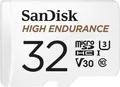 High Endurance microSDHC Speicherkarte 32 GB + Adapter Für Dash-Cams und priv...
