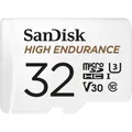 SanDisk High Endurance Monitoring microSDHC-Karte 32 GB Class 10, UHS-I,