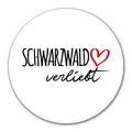 Aufkleber Schwarzwald verliebt 10cm Sticker Schwarzwald Geschenkidee Präsent Mit