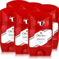 Old Spice Deo Stick Original 50ml - Hält den ganzen Tag (6er Pack)
