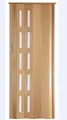 Standom Falttür Schiebetür Buche (Erle) Fenster H. 201 cm für Türbreite bis 80 cm st5 (1 Karton, 1-St., 1 Set), teils vormontiert