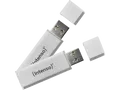 INTENSO Ultra Line Doppelpack USB-Stick, 64 GB, 70 MB/s, Silber