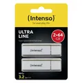 Intenso 128 GB (2x 64 GB), Ultra Line, Doppelpack, Silber (3531494 #2879130