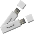 Intenso Ultra Line Doppelpack 64 GB USB-Stick Silber USB 3.2