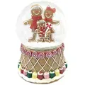 ELLUG Schneekugel Schneekugel als Spieluhr batteriebetrieben, 100mm, Höhe: 15m, mit Musik (Jingel Bells), Licht, Schneenatrieb