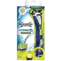 Wilkinson Hydro 5 Groomer Rasierapparat mit 1 Klinge sorgt für eine gute Rasur - Grün