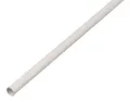 Alberts Rundrohr Konstruktionsrohr Kunststoff, weiß 1000 x 12 x 1 mm