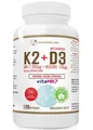 Progress Labs Vegan K2 MK-7+ D3 4000IU+ L-Leucin 120 Kapseln