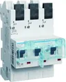 Hager SLS-Schalter HTS363C | 3-polig | Cs-Charakteristik | 63A | für Sammelschiene | QuickConnect | abschließbar