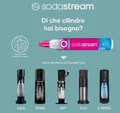 SodaStream CO2-Zylinder Schnell-Einbau 1er 1132120410 Blau Rosa