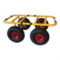 RAVENDO Plattenwagen Karre Lasten Transporthilfe Schwerlast Wagen 300kg Luftrad