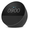 Echo Spot (2024) Wlan Lautsprecher mit Bluetooth Amazon Alexa (Schwarz)