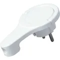 Kopp 172002037 Schutzkontakt-Flachstecker Plastik 230 V Weiß IP20