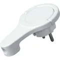 Kopp Schutzkontaktstecker 172002037, innen IP20, PVC, Winkelstecker, flach, weiß