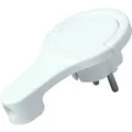Kopp Winkelstecker extraflach Arktisweiß