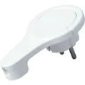 Kopp 172002037 Schutzkontakt-Flachstecker 230 V Weiß IP20
