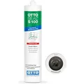 Otto-Chemie Silikon OTTOSEAL S100, anthrazit, Sanitär, Innen- und Außenbereich, 300ml