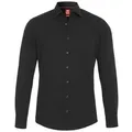 Hatico Langarmhemd schwarz S