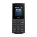 Nokia 110 Feature Phone mit integriertem MP3-Player, rückwärtiger Kamera, langlebigem Akku und Diktiergerät - Charcoal