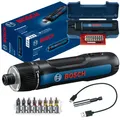 Bosch Akku-Schrauber Go Professional mit Koffer Bit-Set USB-C-Kabel 06019H2201
