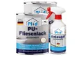 plid Fliesenlack Premium Fliesenlack Fliesen Lack Fliesenfarbe & 0,5l Anlauger, schnelltrocknend, spritzwasserbeständig, verarbeitungsfertig