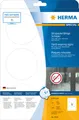HERMA Special - Selbstklebende matte Polyesterfolienetiketten - weiß - 84 mm rund 150 Etikett(en) (25 Bogen x 6) (8336)