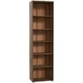 Regal, Dunkelbraun, Graubraun, Holzwerkstoff, 5 Fächer, 54x197.5x34.8 cm, Typenauswahl, Beimöbel erhältlich, stehend, Wohnzimmer, Regale, Bücherregale