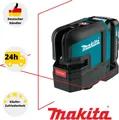 Makita Akku-Kreuzlinienlaser SK105DZ | 12V Solo | 35m Reichweite | 0,33mm/m Genauigkeit | IP54 | rot | ohne Akku