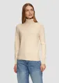 s.Oliver Longpullover Strickpullover Feinstrickpullover mit Rollkragen
