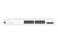 Sophos CS110-24FP - Switch - managed - 24 x 10/100/1000 (PoE+) & 4 x 1 Gigabit / 10 Gigabit SFP+ - an Rack montierbar - PoE+ (410 W)