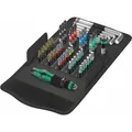 Wera Kraftform Kompakt 100 05057460001 Bit-Set 52teilig Schlitz, Kreuzschlitz...