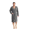 Vossen Damen & Herren Bademantel Texas Flanell, XXL