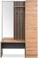 Finori Garderobe, Dekor Artisan Oak / anthrazit B x H x T ca. 122 x 190 x 37 cm
