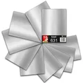 10er Set DIN A4 Bögen Silbergrau 30x21cm ORACAL 631 Matt Folie Auto Plotter