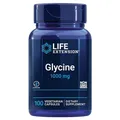 Life Extension, Glycine, 100 vegane Kapseln, 1000mg Glycin je Dosis, Glutenfrei, Sojafrei, GMO frei, Geschmacksneutral
