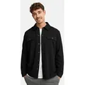 Indicode Langarmhemd Herren INNello Herrenhemd Langarm Elegantes Overshirt mit Brusttaschen schwarz XXL