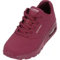 Skechers Damen UNO Stand ON AIR, Plum Durabuck/Mesh, 41 EU