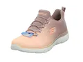 Skechers Damen Summits Bright Charmer Turnschuhe, Light Mauve Mesh/Coral Trim, 41 EU