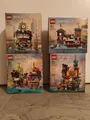 LEGO NINJAGO 40703, 40704, 40705, 40706: Micro NINJAGO City Sammlung GWP / NEU
