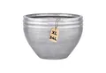 Marrakesch Orient & Mediterran Interior Übertopf Blumentopf Calvino Silber 38cm - Aluminium Pflanzentopf modern (1 St), Handarbeit