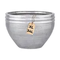 XXL Pflanzkübel Pflanztopf Blumenkübel Blumentopf Übertopf Indoor Outdoor Alu