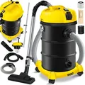 6in1 Industriestaubsauger Staubsauger Nass Trocken Sauger Aschesauger 2300w + Steckdose Blasfunktion Trocken-saugen & Nass-saugen Gelb - Masko