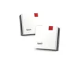 Fritz!Mesh Set 1600 2er-Set (2X Fritz!Repeater, ideal für Internetrouter oder Glasfasermodem (ONT), WLAN-Abdeckung für 3-5 Räume, Wi-Fi 6 mit bis zu 3.000 MBit/s, deutschsprachige Version)