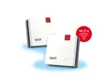 AVM FRITZ!Mesh Set 1600 – 2er-Set (2× Repeater 1200 AX) Wi‑Fi 6 bis 3.000